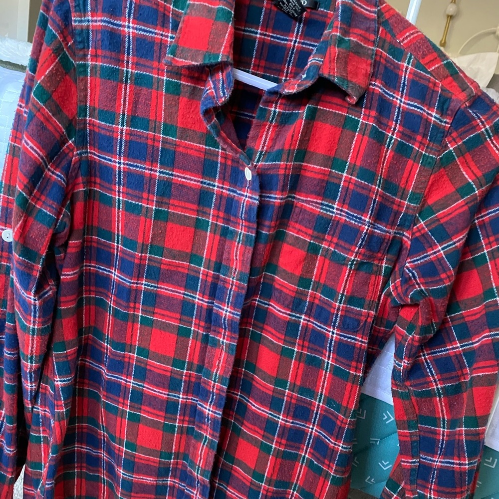 Lucky brand plaid flannel